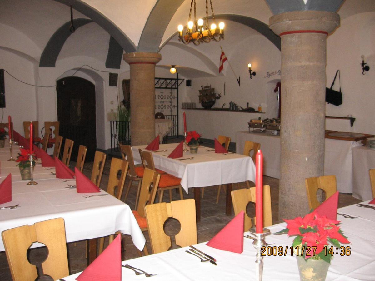 Alte Poststation Goldener Hirsch Hotel Emskirchen Eksteriør billede