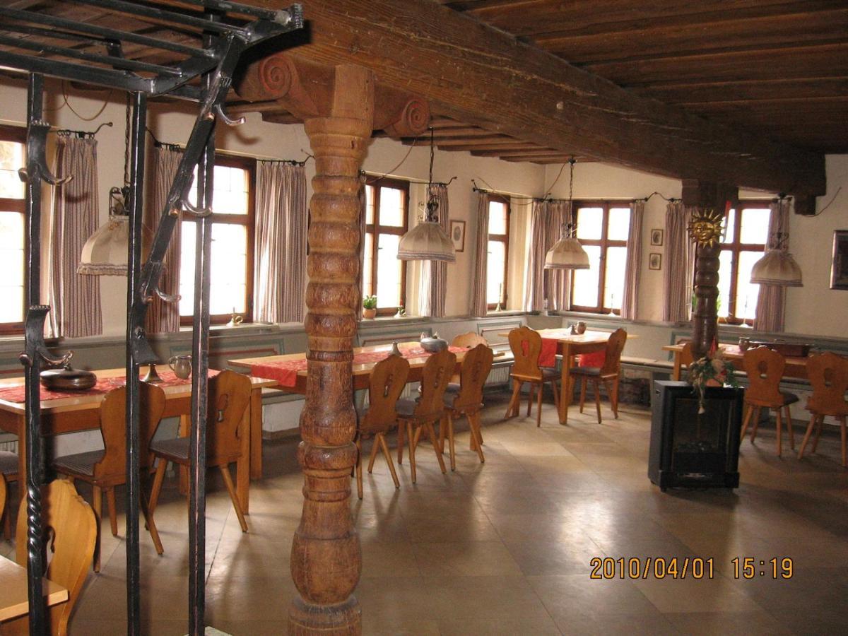 Alte Poststation Goldener Hirsch Hotel Emskirchen Eksteriør billede